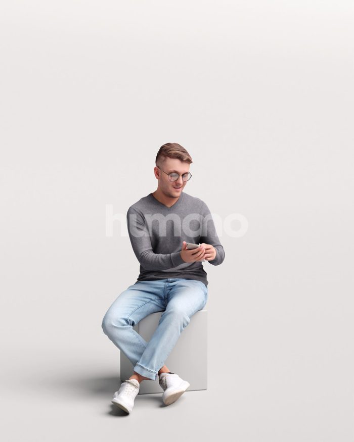Posed 034-1833 Man