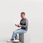 Posed 034-1833 Man