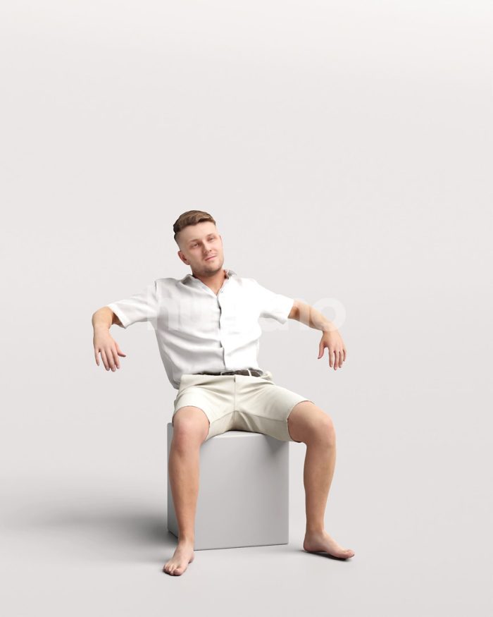 Posed 034-1905 Man