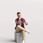 Posed 054-2391 Man