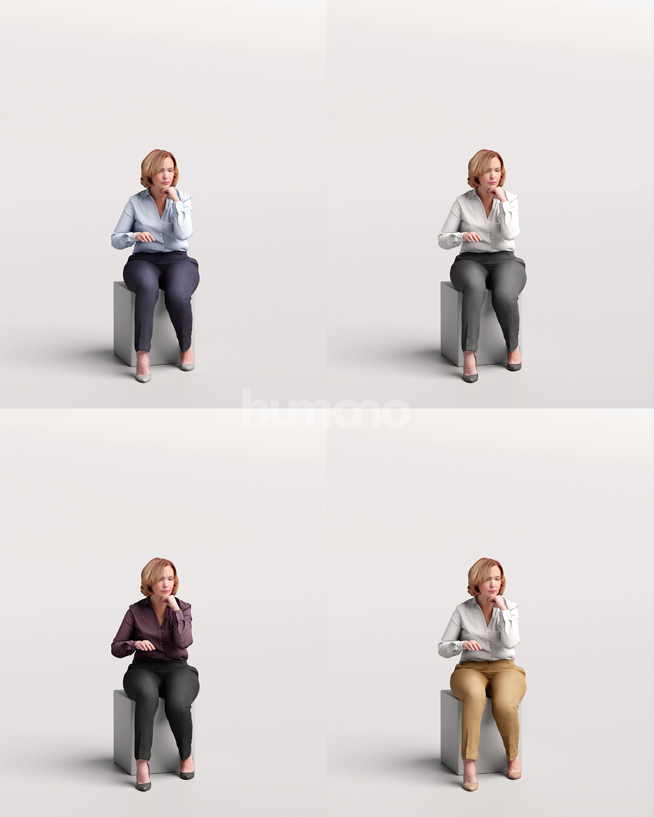 Posed 094-5652 Woman