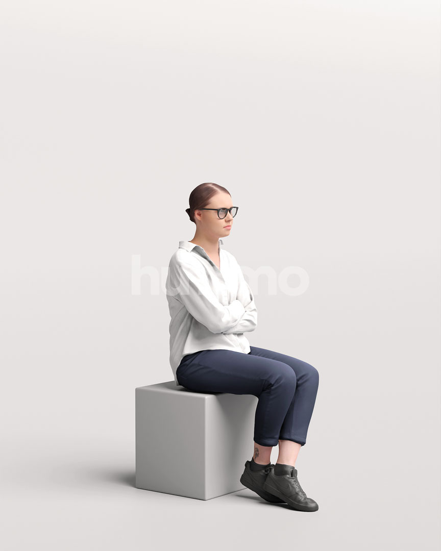 Posed 043-3436 Woman
