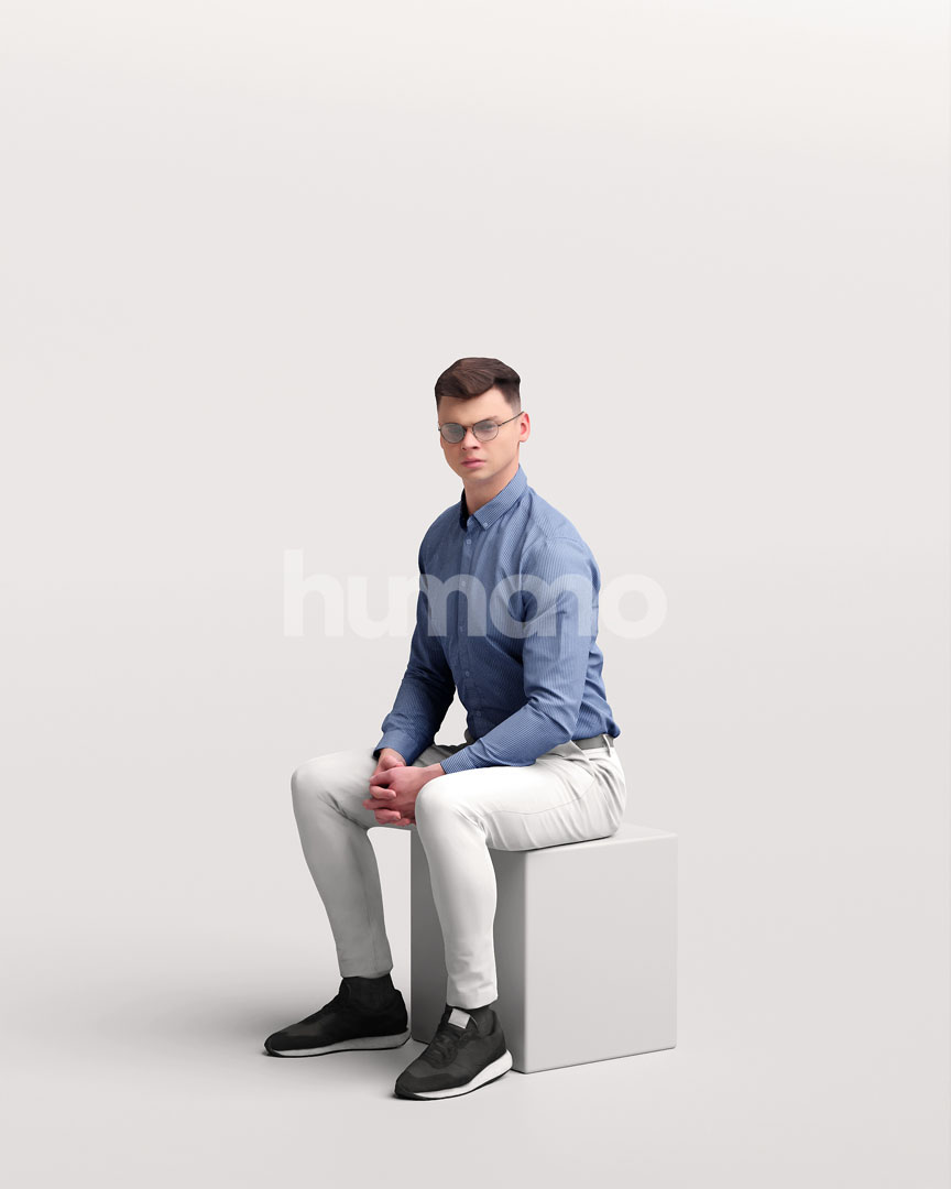 Posed 057-2925 Man