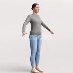 Rigged 043-3378 Woman