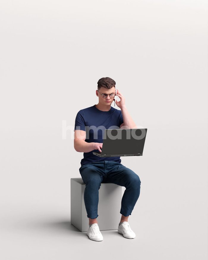 Posed 057-2878 Man