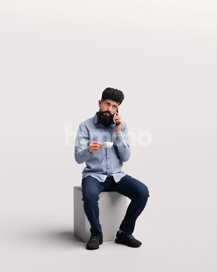 Posed 068-1415 Man