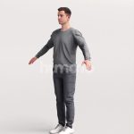 Rigged 053-2187 Man