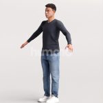 Rigged 040-1821 Man