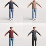 Rigged 040-1821 Man