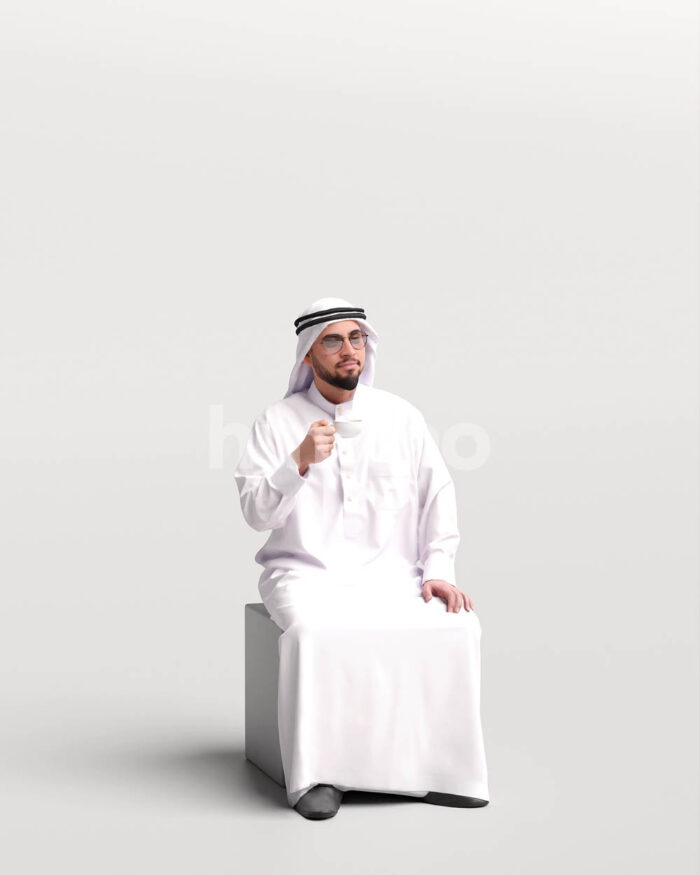 Posed 067-6100 Man Arab