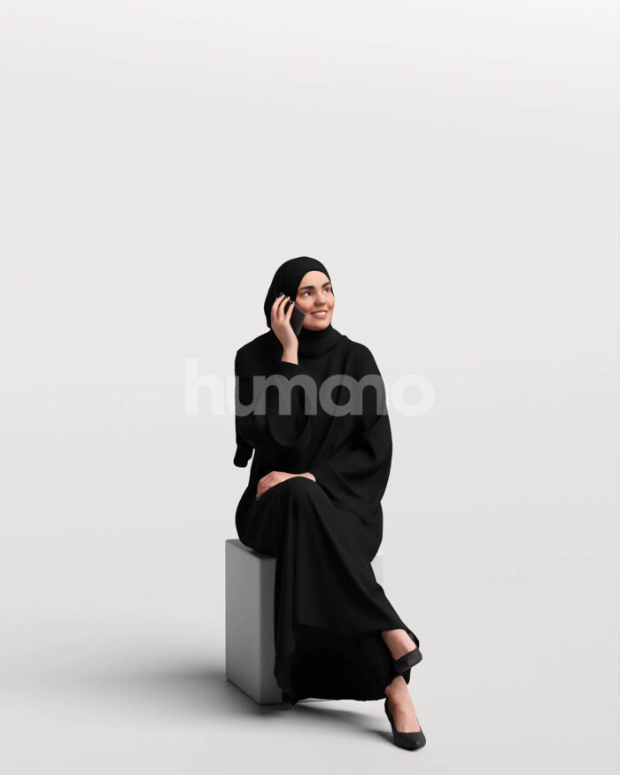 Posed 085-6207 Woman Arab