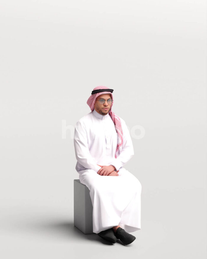 Posed 066-6878 Man Arab