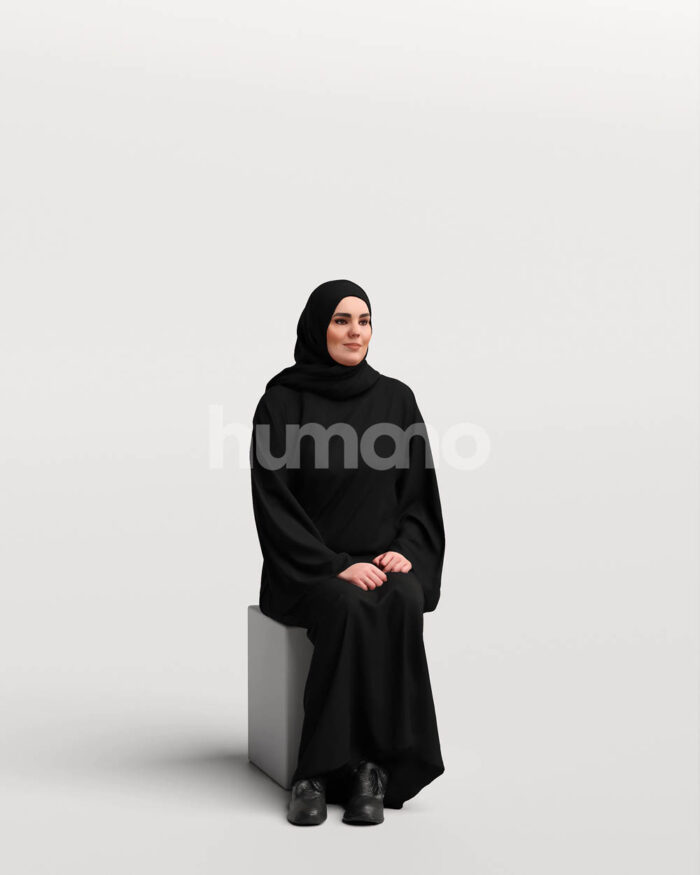 Posed 085-6187 Woman Arab