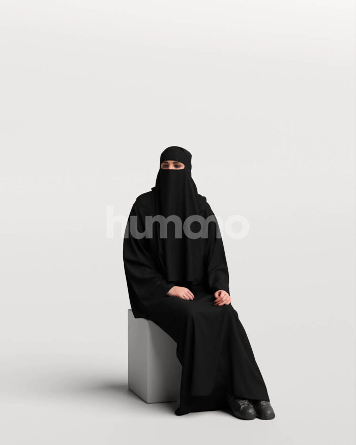 Posed 085-6253 Woman Arab