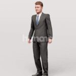 Animated 034-1873 SL3 Man Standing Listening