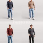 Animated 040-1821 W4 Man Walking