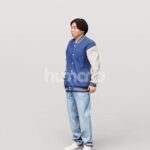 Animated 041-5056 SL3 Man Standing Listening