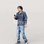 Animated 041-5224 OW3 Man Walking with Phone