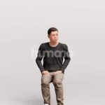 Animated 042-2187 S1 Man Sitting