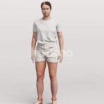 Animated 043-3497 SI2 Woman Standing Idle