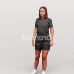 Animated 045-3693 SI3 Woman Standing Idle