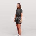 Animated 045-3693 ST2 Woman Standing Talking