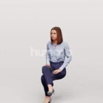 Animated 045-3745 S3 Woman Sitting