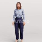 Animated 045-3745 SI2 Woman Standing Idle