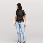 Animated 048-3658 SL2 Woman Standing Listening