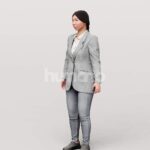 Animated 051-5534 ST5 Woman Standing Talking