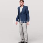 Animated 056-2572 SL3 Man Standing Listening