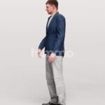 Animated 056-2572 ST1 Man Standing Talking