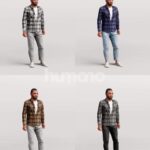 Animated 063-2861 SL3 Man Standing Listening