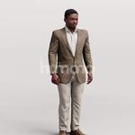 Animated 064-4957 SL1 Man Standing Listening
