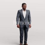 Animated 064-4957 SL1 Man Standing Listening