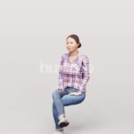 Animated 083-5324 S3 Woman Sitting