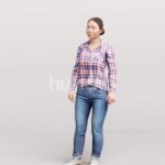 Animated 083-5324 SI1 Woman Standing Idle