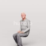 Animated 101-1499 S2 Man Sitting