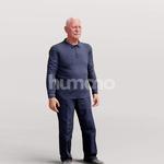 Animated 101-1499 ST5 Man Standing Talking