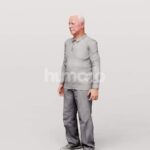 Animated 101-1499 ST5 Man Standing Talking