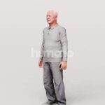 Animated 101-1499 ST5 Man Standing Talking