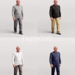 Animated 101-1499 W5 Man Walking