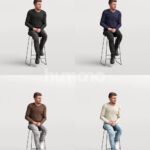 Posed 034-1823 Man